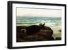 Looking Out to Sea-Jules Breton-Framed Giclee Print