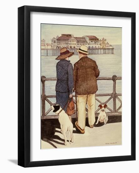 Looking Out to Sea-Gillian Lawson-Framed Giclee Print