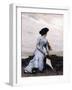 Looking Out to Sea-Charles Hermans-Framed Giclee Print