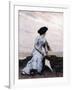 Looking Out to Sea-Charles Hermans-Framed Giclee Print