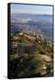 Looking over Countryside from Mountains Above Montserrat Benedictine Monastery, Barcelona, Spain-Paul Dymond-Framed Stretched Canvas