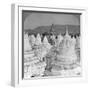 Looking over the 450 Pagodas at Mandalay, Burma, 1908-null-Framed Photographic Print