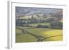 Looking over the Patchwork Fields of Eskdale in the Lake District Nat'l Park, Cumbria, England, UK-Julian Elliott-Framed Photographic Print