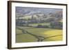 Looking over the Patchwork Fields of Eskdale in the Lake District Nat'l Park, Cumbria, England, UK-Julian Elliott-Framed Photographic Print