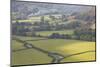 Looking over the Patchwork Fields of Eskdale in the Lake District Nat'l Park, Cumbria, England, UK-Julian Elliott-Mounted Photographic Print