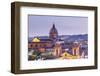 Looking over the Rooftops of Rome, Lazio, Italy, Europe-Julian Elliott-Framed Photographic Print