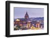 Looking over the Rooftops of Rome, Lazio, Italy, Europe-Julian Elliott-Framed Photographic Print