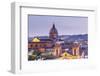 Looking over the Rooftops of Rome, Lazio, Italy, Europe-Julian Elliott-Framed Photographic Print