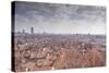 Looking over the Rooftops of the City of Lyon, Rhone-Alpes, France, Europe-Julian Elliott-Stretched Canvas