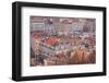 Looking over the Rooftops of the City of Lyon, Rhone-Alpes, France, Europe-Julian Elliott-Framed Photographic Print