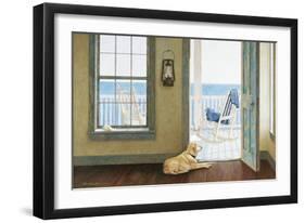 Looking Over the Sea-Zhen-Huan Lu-Framed Giclee Print