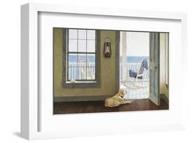 Looking Over the Sea-Zhen-Huan Lu-Framed Art Print