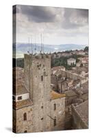 Looking over the Town of Volterra, Tuscany, Italy, Europe-Copyright: Julian-Stretched Canvas