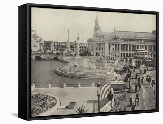 Looking South across the Grand Plaza-null-Framed Stretched Canvas