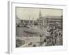 Looking South across the Grand Plaza-null-Framed Photographic Print