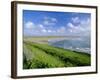 Looking South Along Saunton Sands and Braunton Burrows Near Barnstaple, North Devon, England, UK-Robert Francis-Framed Photographic Print