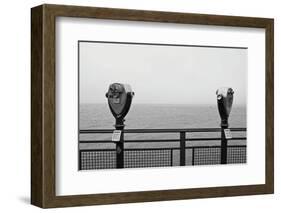 Looking South (b/w)-Erin Clark-Framed Art Print