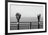 Looking South (b/w)-Erin Clark-Framed Art Print