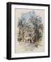 Looking South from Wooded Island-null-Framed Giclee Print