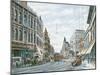 Looking South Of Spring St.-Stanton Manolakas-Mounted Giclee Print