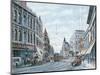 Looking South On Spring St., Ca. 1909-Stanton Manolakas-Mounted Giclee Print