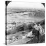 Looking South over the Theban Plain and Temples of Medinet Habu, Egypt, 1905-Underwood & Underwood-Stretched Canvas