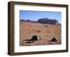 Looking South to Jebel Khazali, from Abu Aineh, South of Rum Village, Wadi Rum, Jordan, Middle East-Richard Ashworth-Framed Photographic Print