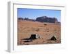 Looking South to Jebel Khazali, from Abu Aineh, South of Rum Village, Wadi Rum, Jordan, Middle East-Richard Ashworth-Framed Photographic Print