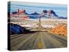 Looking South Toward Monument Valley, Hwy 163-James Denk-Stretched Canvas