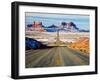 Looking South Toward Monument Valley, Hwy 163-James Denk-Framed Premium Photographic Print