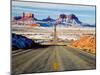 Looking South Toward Monument Valley, Hwy 163-James Denk-Mounted Premium Photographic Print