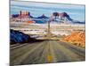 Looking South Toward Monument Valley, Hwy 163-James Denk-Mounted Photographic Print