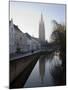 Looking South West Along Dijver, Towards the Church of Our Lady, Bruges, Belgium-White Gary-Mounted Photographic Print