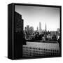 Looking Southward from Midtown Manhattan-null-Framed Stretched Canvas