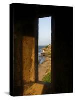 Looking Through A Sentry Box, Old San Juan, Puerto Rico-Maresa Pryor-Stretched Canvas