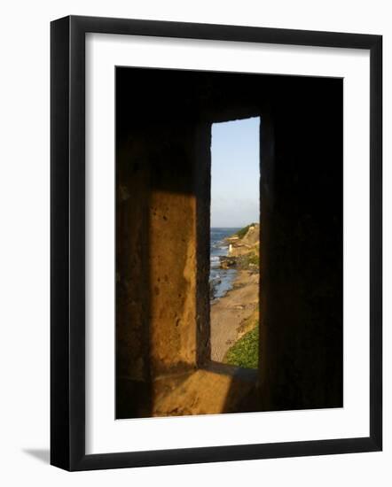 Looking Through A Sentry Box, Old San Juan, Puerto Rico-Maresa Pryor-Framed Photographic Print
