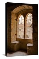 Looking Through a Window in the Palais De Papes-Julian Elliott-Stretched Canvas