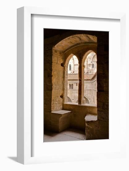 Looking Through a Window in the Palais De Papes-Julian Elliott-Framed Photographic Print