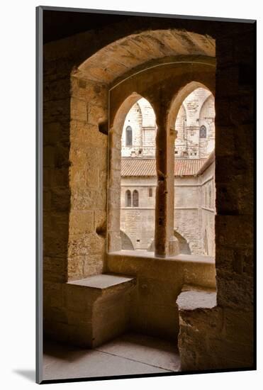 Looking Through a Window in the Palais De Papes-Julian Elliott-Mounted Photographic Print