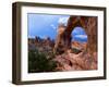 Looking Through an Arch in Arches National Monument, Utah, Arches National Park, USA-Mark Newman-Framed Photographic Print