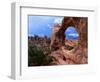 Looking Through an Arch in Arches National Monument, Utah, Arches National Park, USA-Mark Newman-Framed Photographic Print