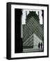 Looking Through an Arched Entrance of the Musee Du Louvre Towards the Glass Pyramid, Paris, France-Mark Newman-Framed Photographic Print