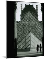 Looking Through an Arched Entrance of the Musee Du Louvre Towards the Glass Pyramid, Paris, France-Mark Newman-Mounted Photographic Print