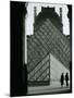 Looking Through an Arched Entrance of the Musee Du Louvre Towards the Glass Pyramid, Paris, France-Mark Newman-Mounted Photographic Print