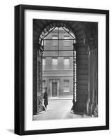 Looking Through Doorway Onto 10 Downing Street, Through Archway Entrance to Foreign Office-Hans Wild-Framed Photographic Print