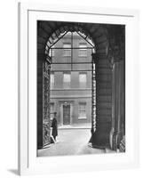 Looking Through Doorway Onto 10 Downing Street, Through Archway Entrance to Foreign Office-Hans Wild-Framed Photographic Print