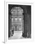 Looking Through Doorway Onto 10 Downing Street, Through Archway Entrance to Foreign Office-Hans Wild-Framed Photographic Print