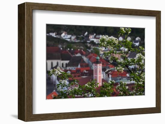 Looking Through the Bushes to Eichstatt-Felix Strohbach-Framed Photographic Print