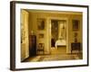 Looking through to the Dining Room, (Oil on Canvas)-Hans Hilsoe-Framed Giclee Print