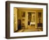 Looking through to the Dining Room, (Oil on Canvas)-Hans Hilsoe-Framed Giclee Print